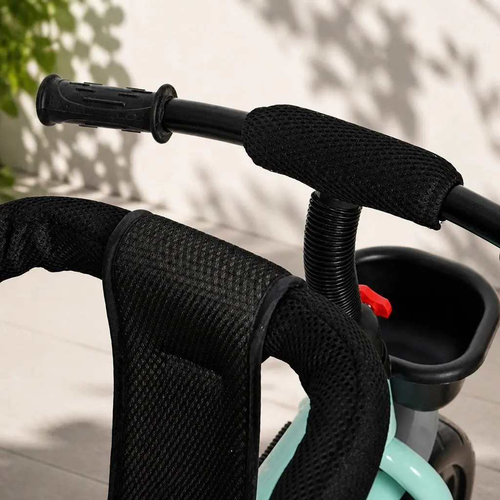 Kids Tricycle Ride On Trike Toddler Push Handle Adjustable Seat Storage Basket