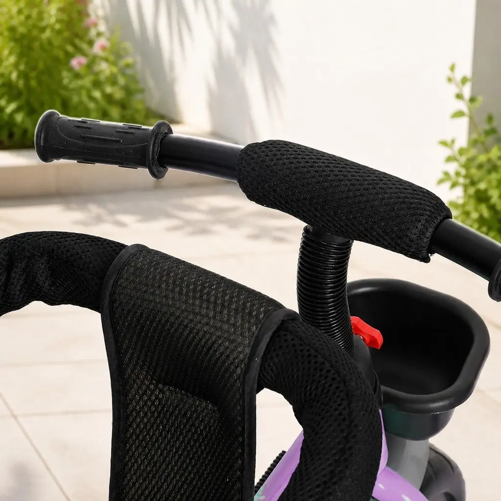 Kids Tricycle Adjustable Handlebar 48cm x 80cm x 90cm
