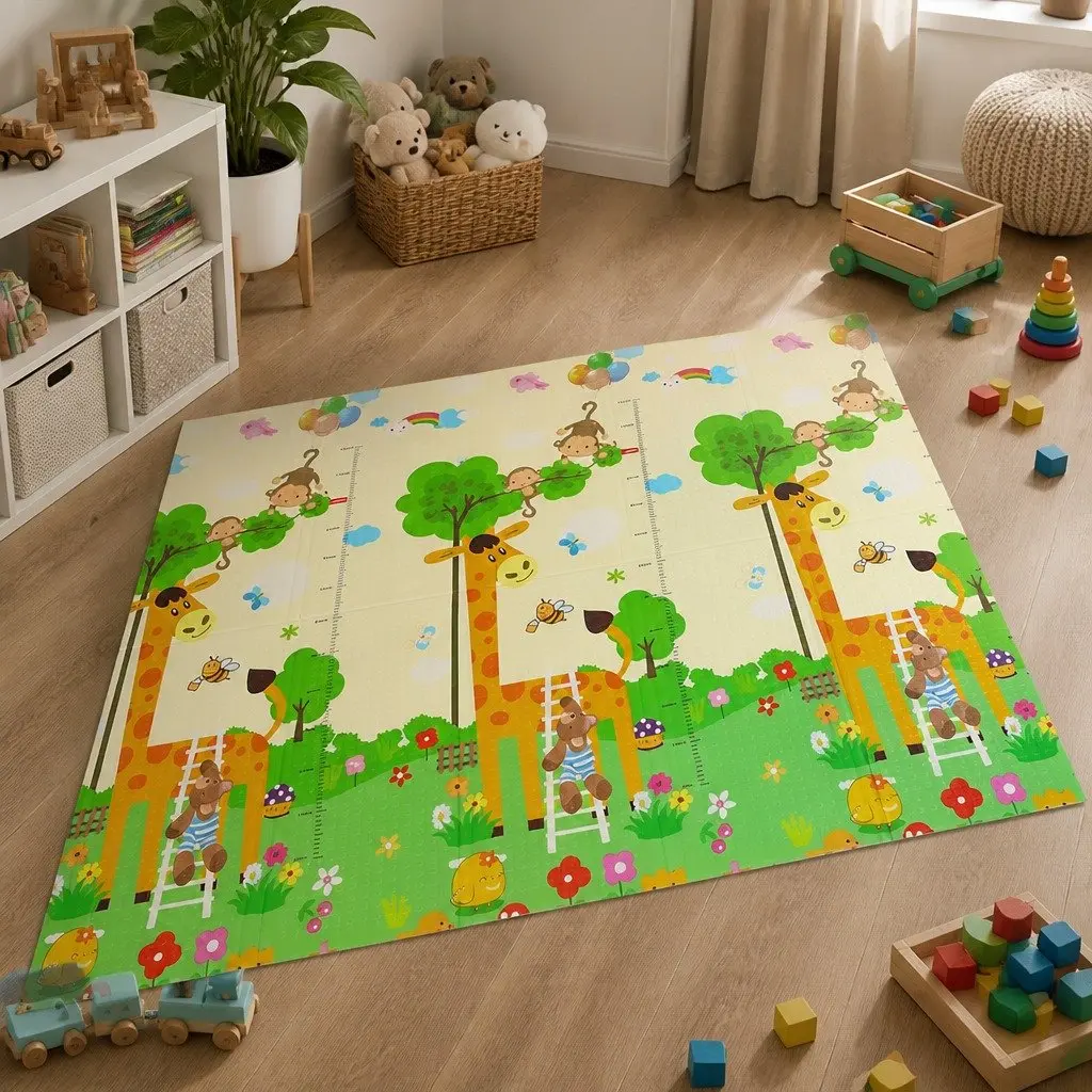 Kids Play Mat Baby Crawling Pad Foam Foldable Activity Tummy Time Playmat
