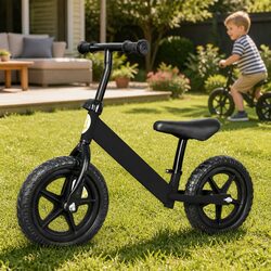Kids Balance Bike Ride On Toy Adjustable Seat Handlebar Toddler Training Bicycle