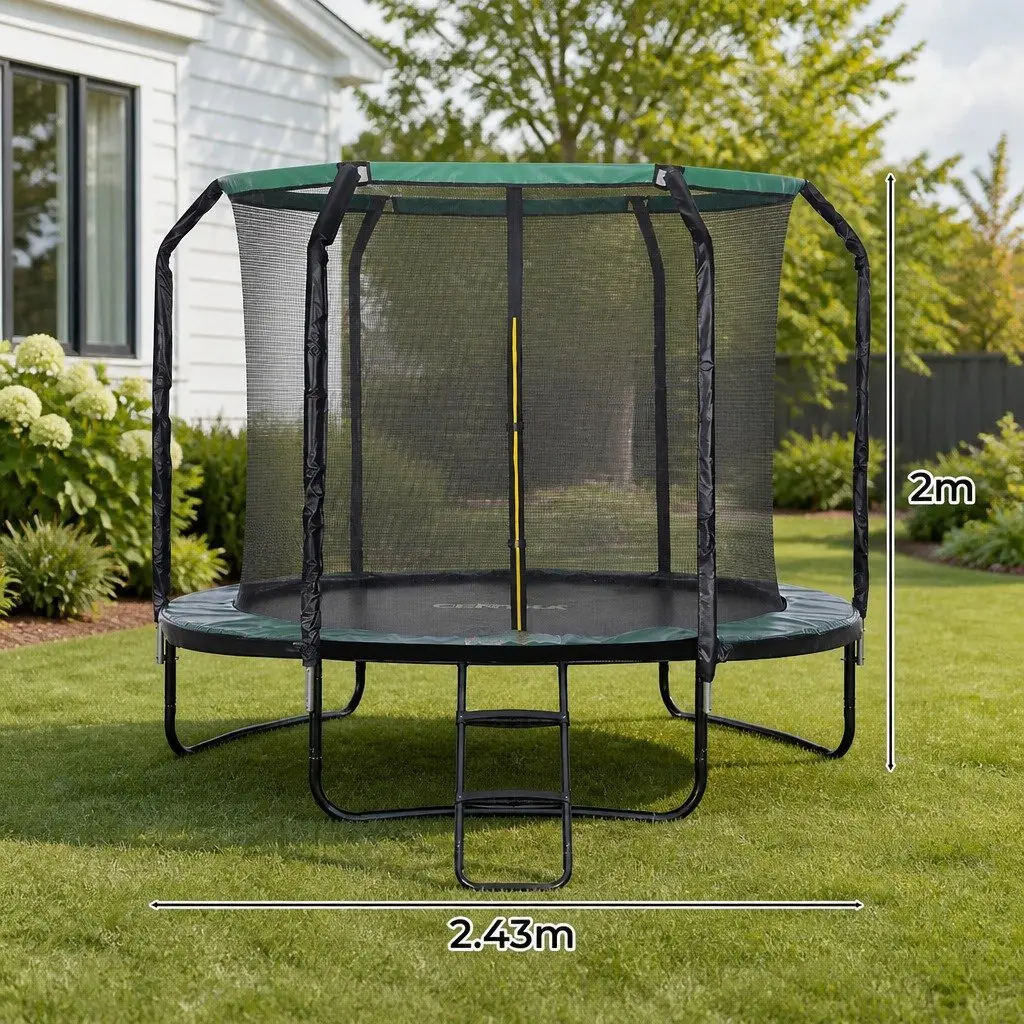 Round Trampoline with Safety Net Enclosure 8FT 10FT 12FT