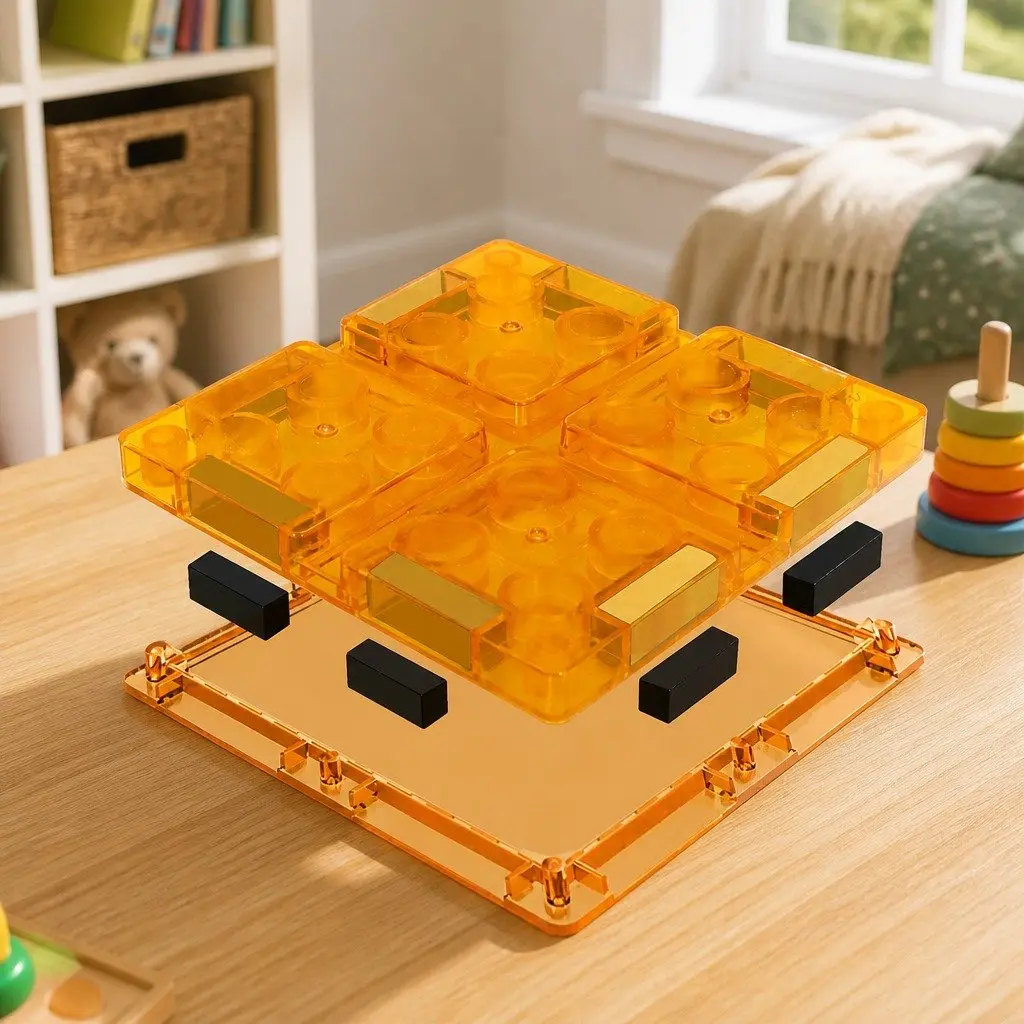 Magnetic Building Blocks Set Dinosaur Theme 154 Pieces