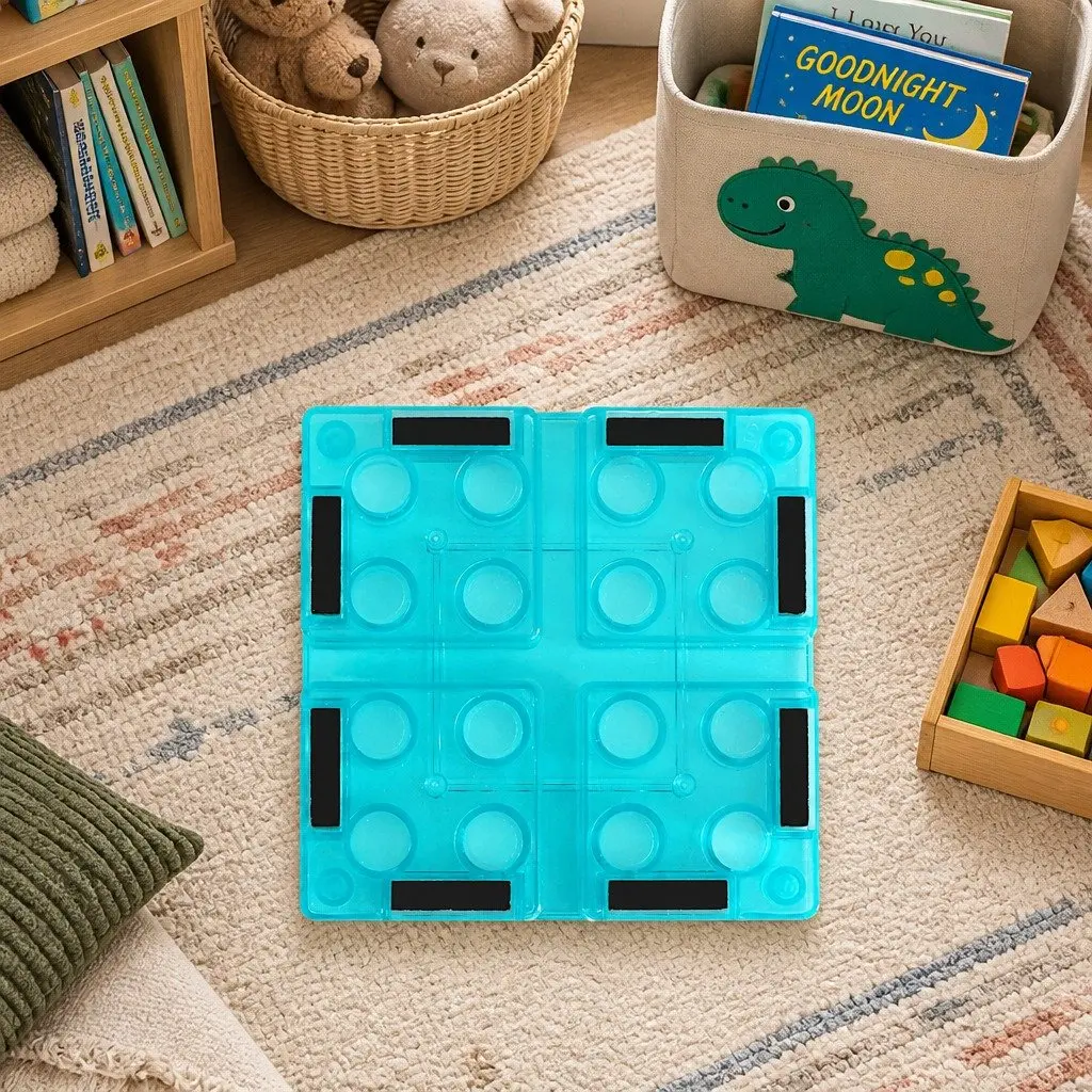 Magnetic Tiles Building Blocks Set Dinosaur Themed 63 Piece Educational Toy