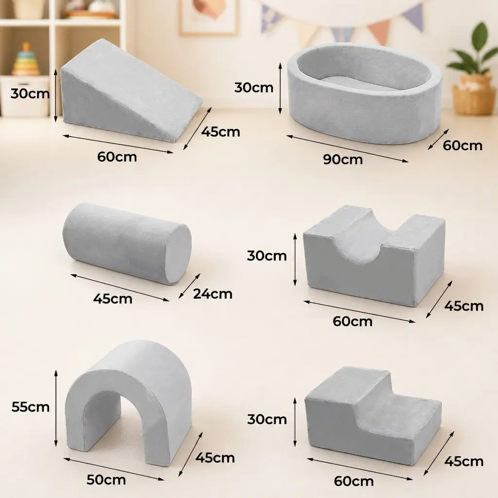 Kids Foam Blocks Play Set Soft Indoor Toys Multiple Configurations