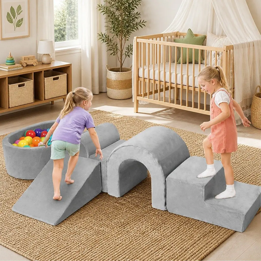 Kids Foam Blocks Play Set Soft Indoor Toys Multiple Configurations