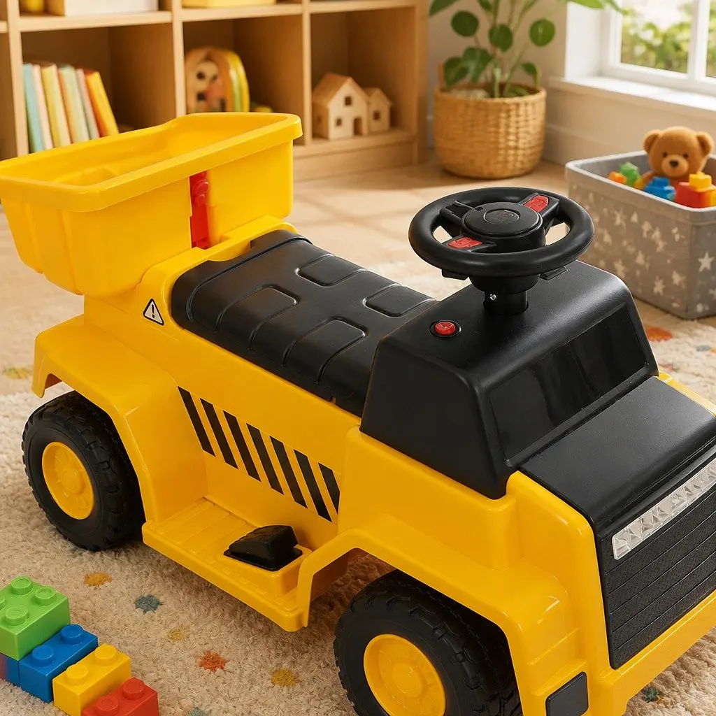 Kids Ride On Dump Truck Excavator Scoop Bucket Toy Vehicle Sand Play Indoor