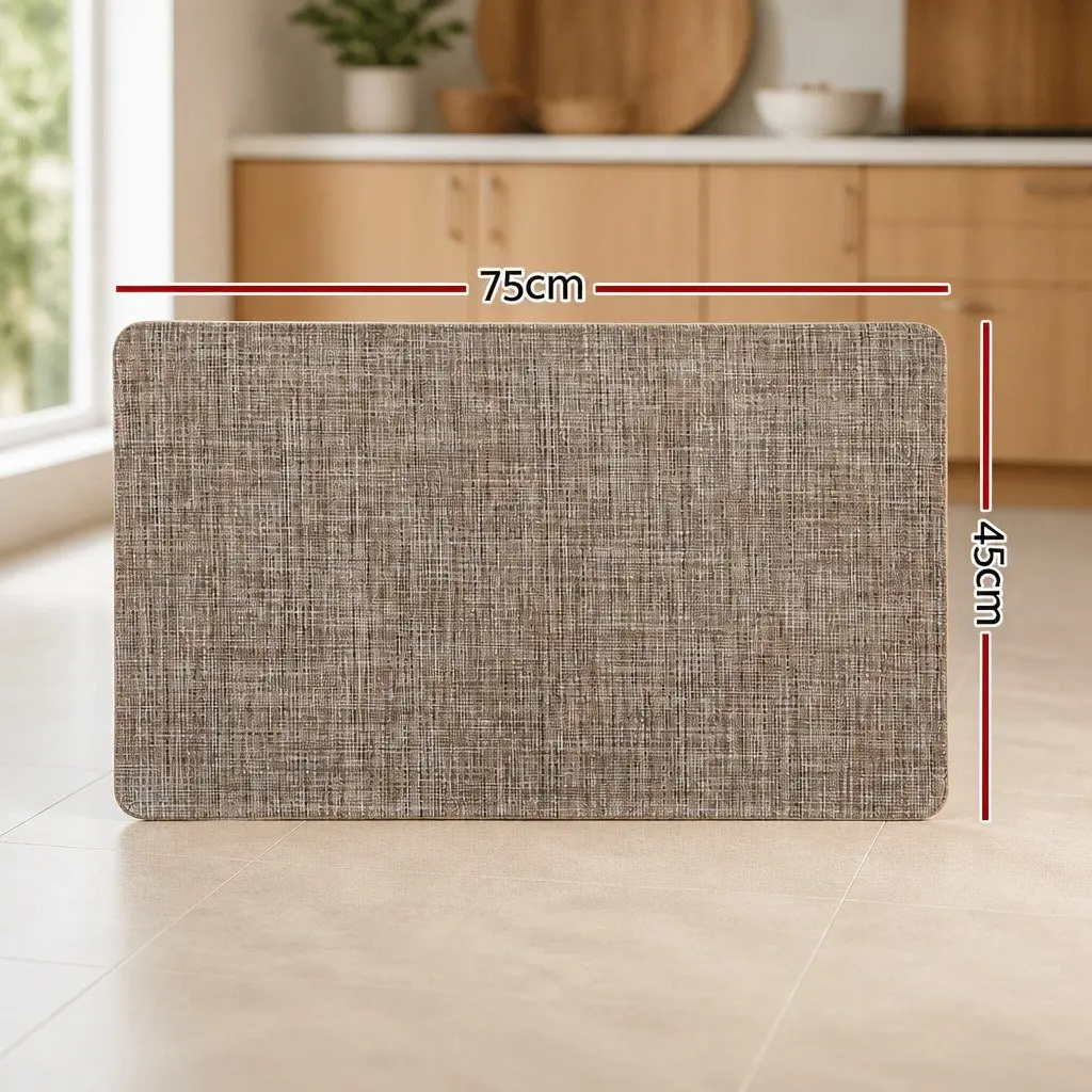 Kitchen Mat Non-slip Textilene 45x75cm Cushioned Comfort Anti-fatigue