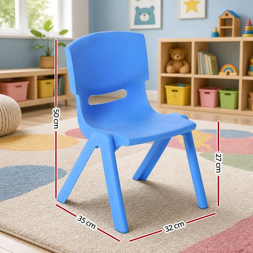 4 Multicoloured Kids Chairs