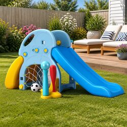 Join the Fun with a 5-in-1 Kids Slide Set for Your Yard