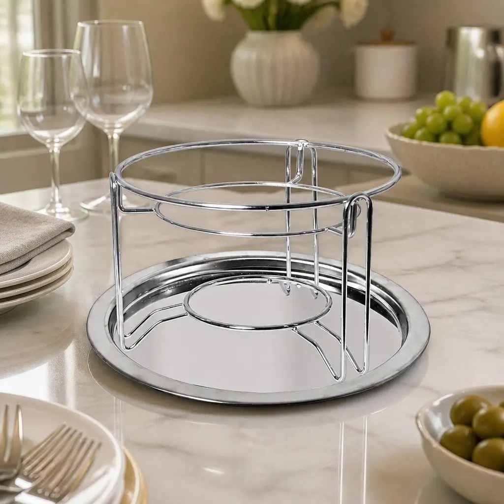 Fondue Set Stainless Steel 12 Piece Pot Burner Forks Cheese Chocolate Meat Dipping