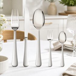 Inviting 30-Piece Stainless Steel Cutlery Set for Your Table