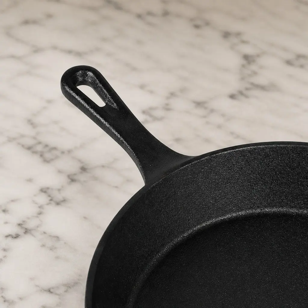 Cast Iron Frying Pan Set Non-Stick 3 Piece All Stovetops