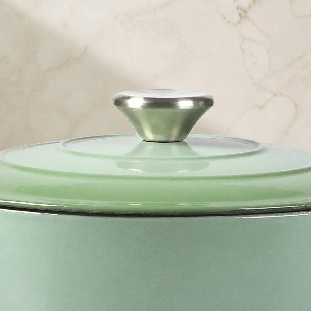 4L Green Cast Iron Dutch Oven