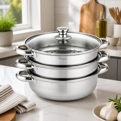 Cooking Made Simple: 3 Layer Steamer Pot for You