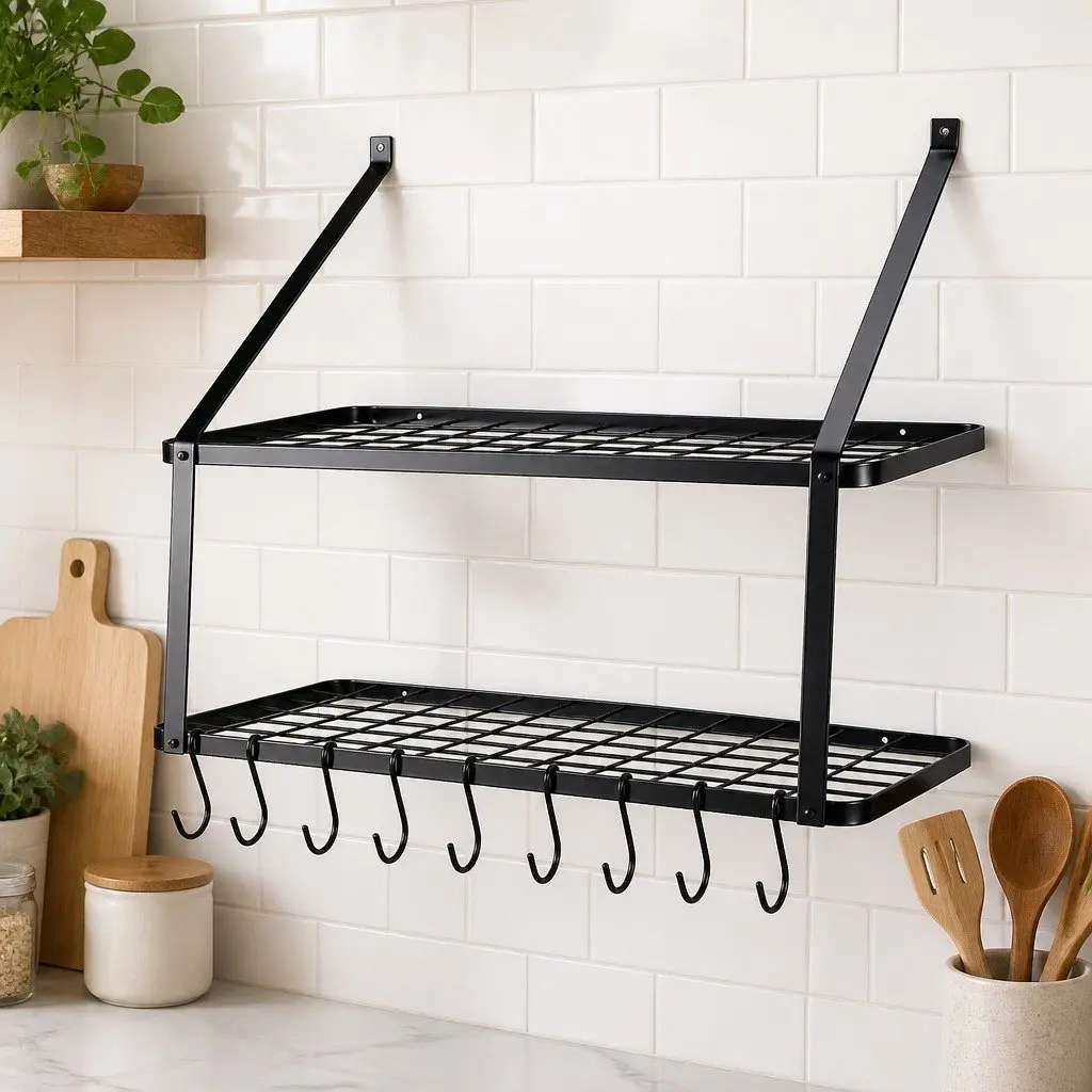 Wall Mounted Pot Pan Rack
