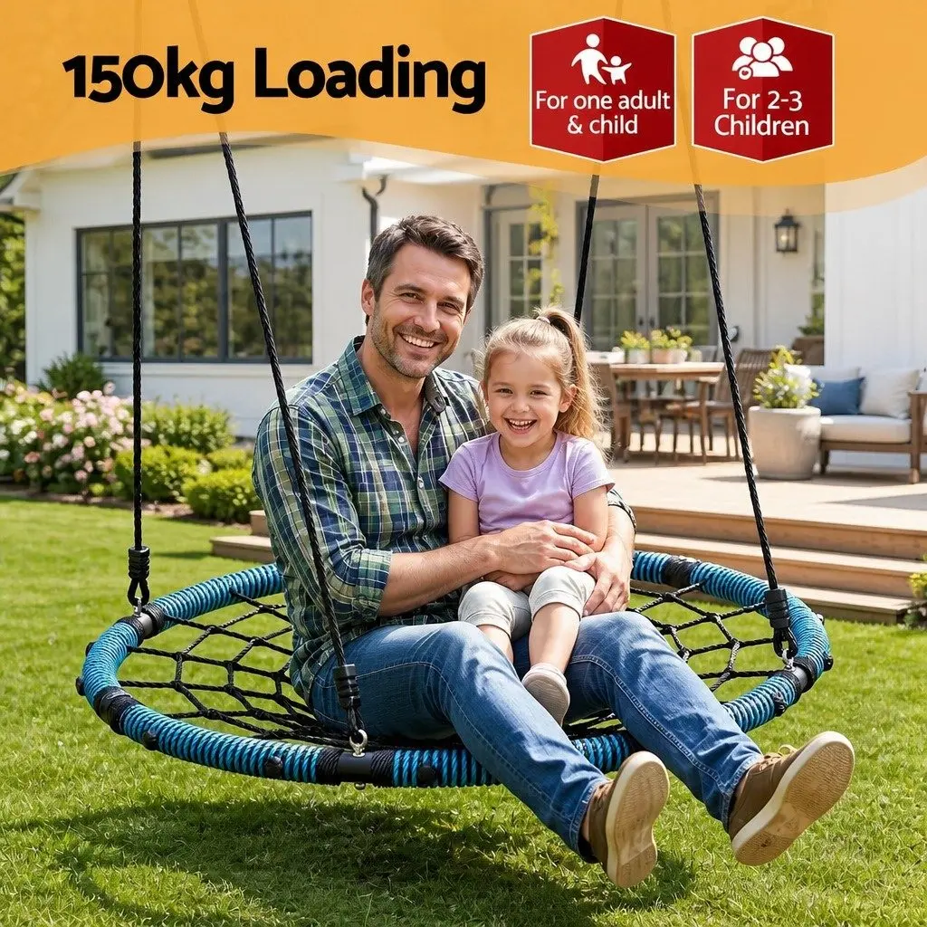 Tree Swing Hammock Oversized 98.5cm Oval Platform for Outdoor Backyard Playground