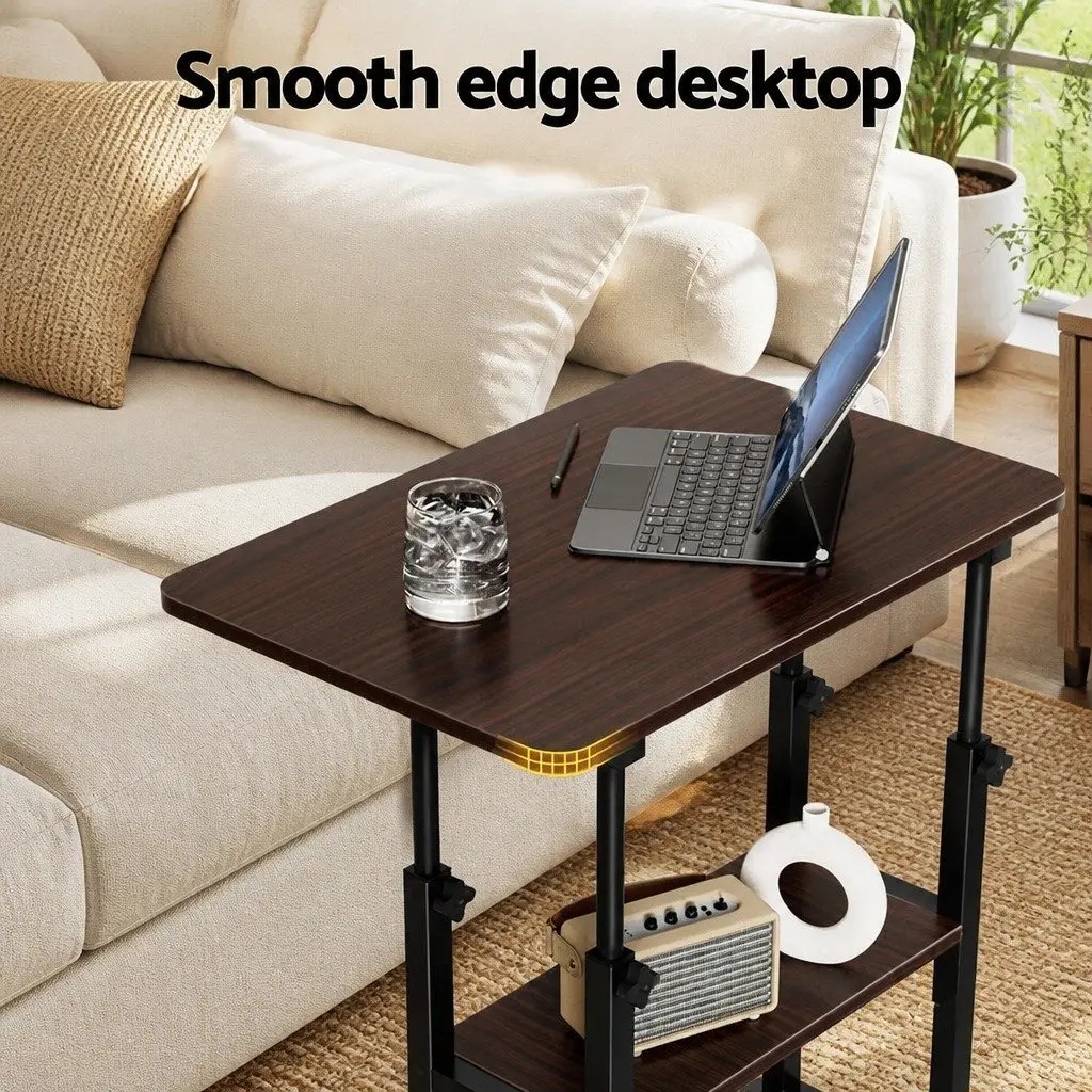 Mobile Laptop Desk Height Adjustable 60CM with Storage