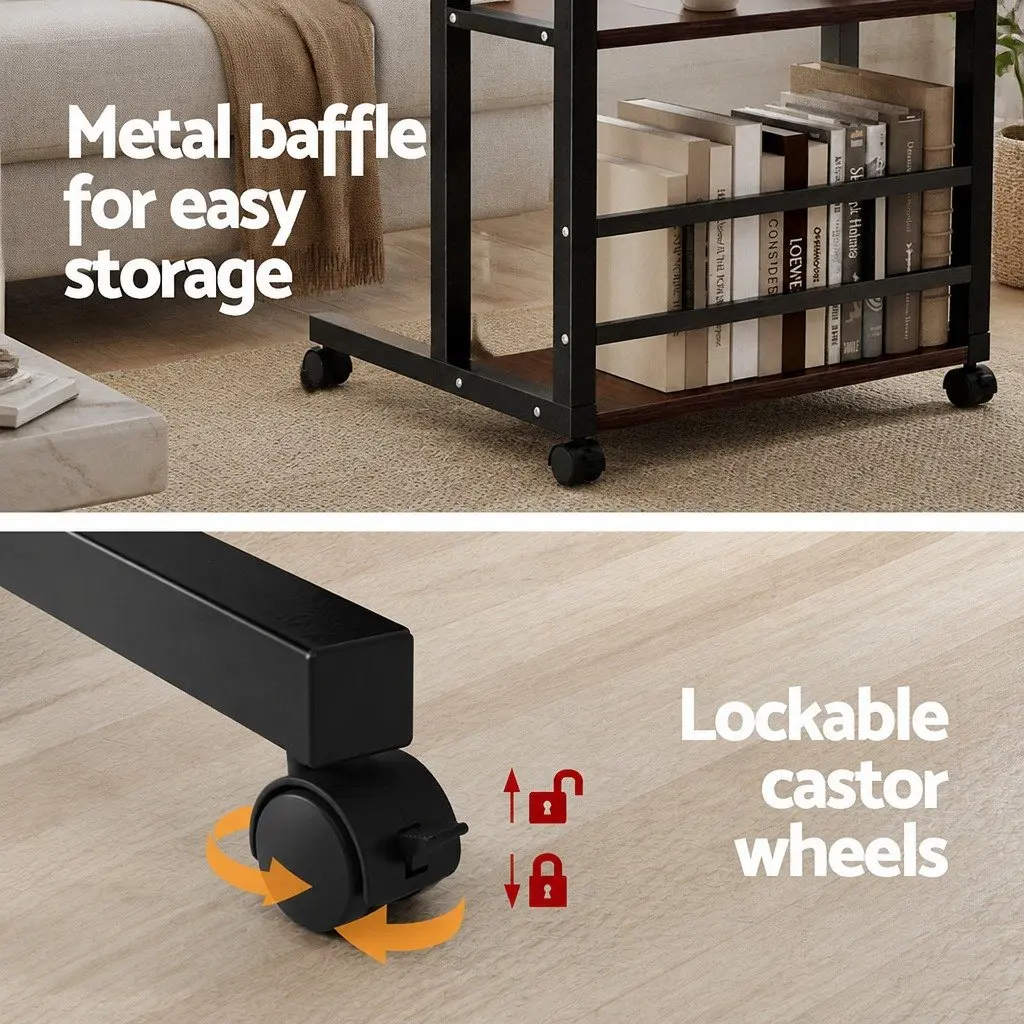 Mobile Laptop Desk Height Adjustable 60CM with Storage