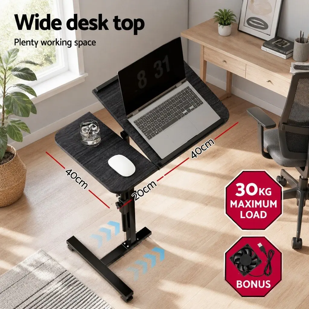 Laptop Stand Adjustable Height 60CM Rotating Tilting with Caster