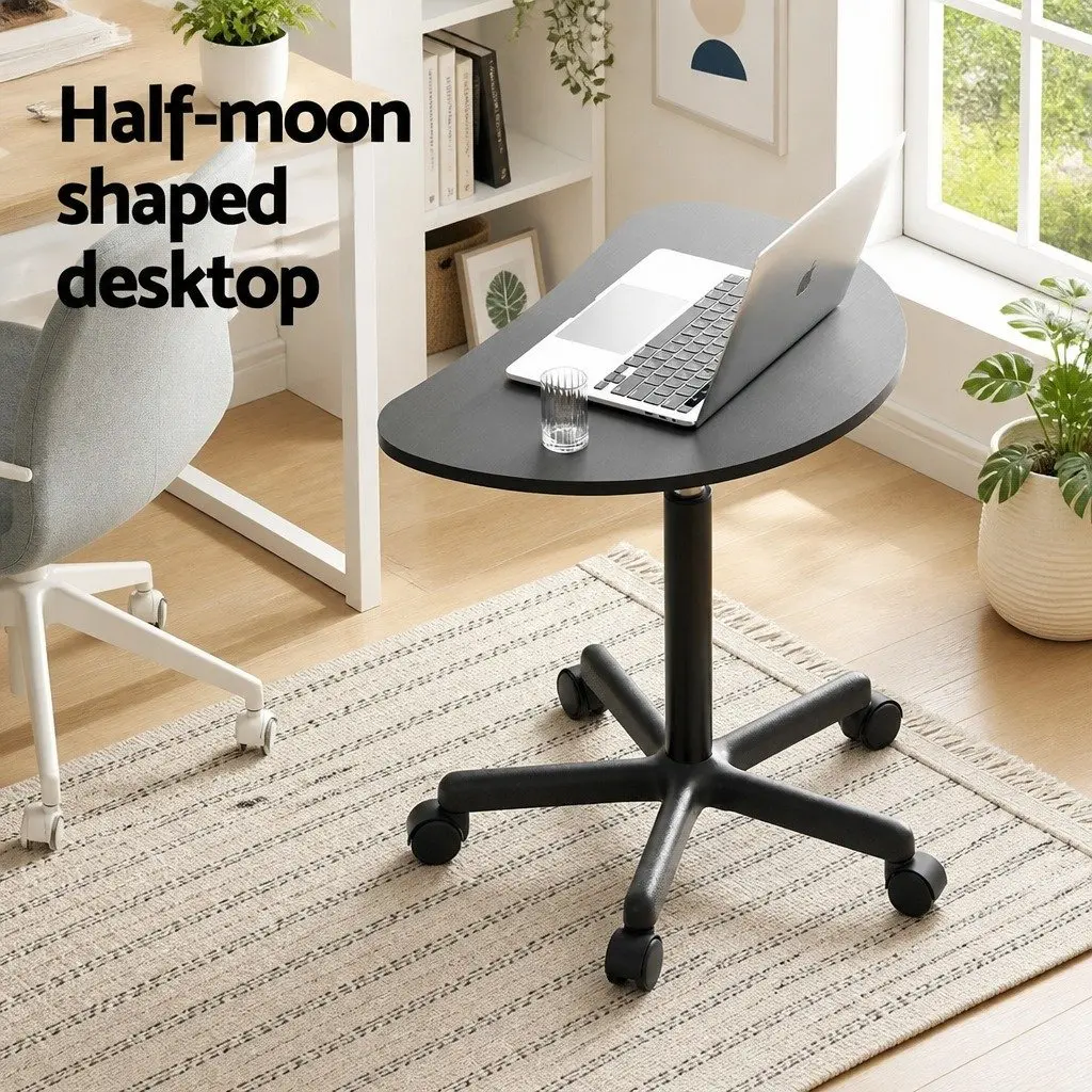 Black Height Adjustable Laptop Desk for Comfort