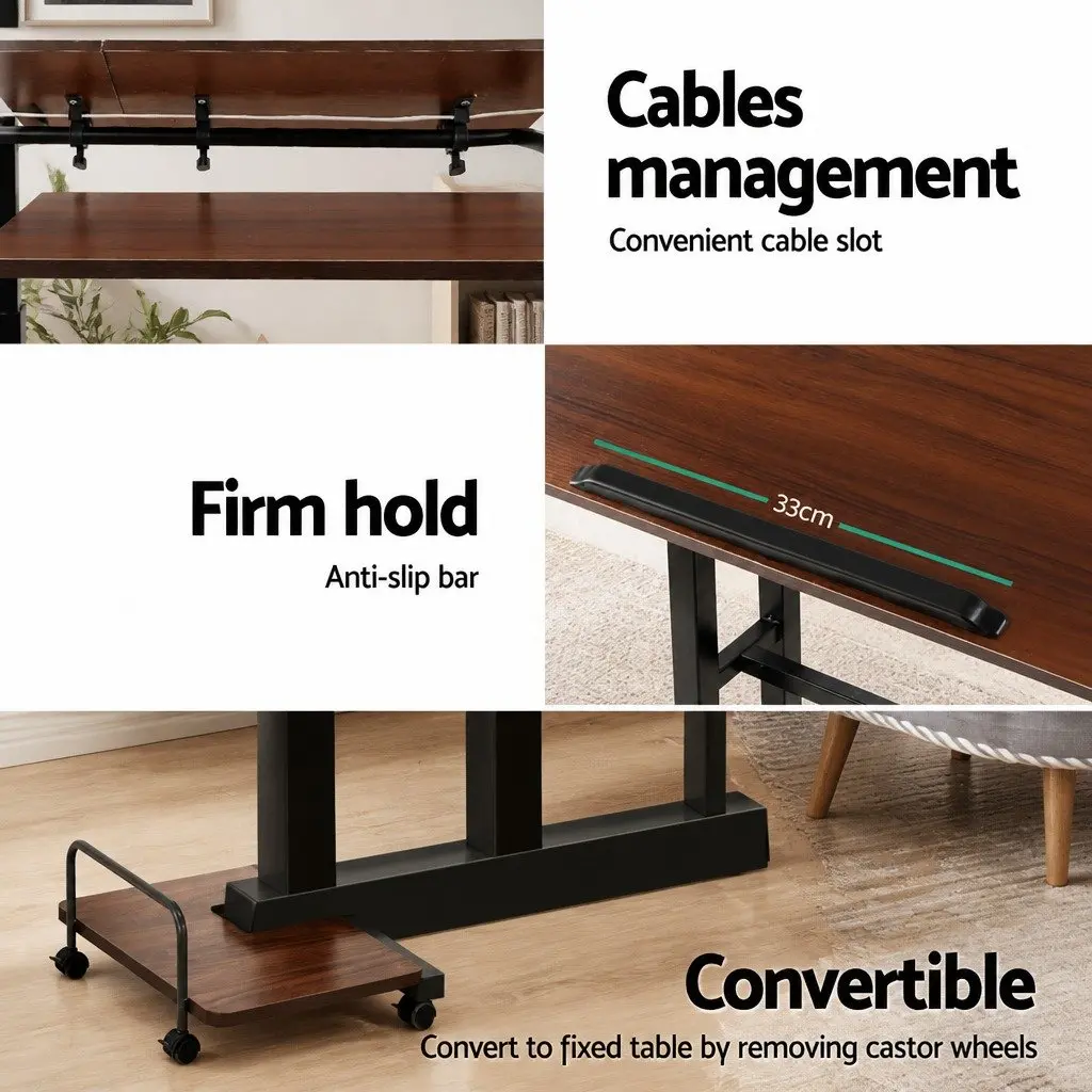 Mobile Twin Laptop Desk for Flexibility