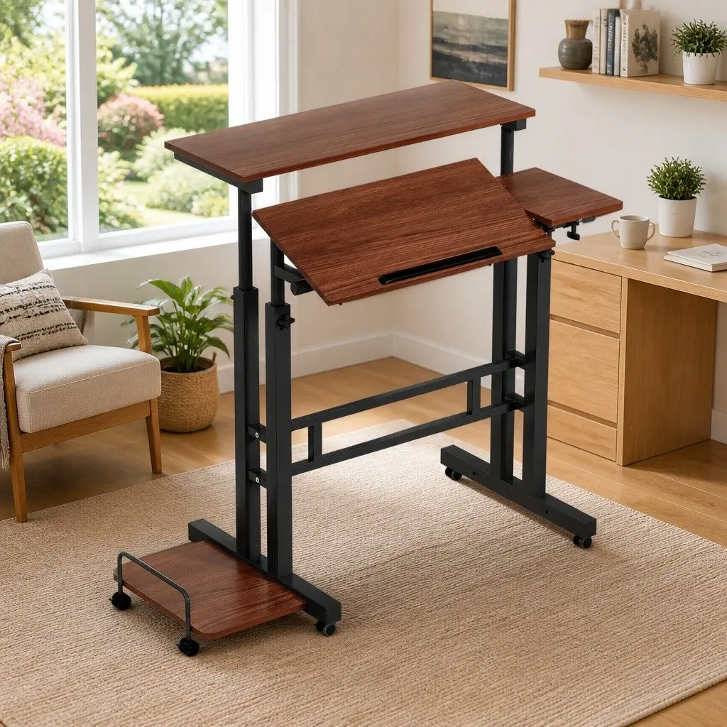 Mobile Twin Laptop Desk for Flexibility