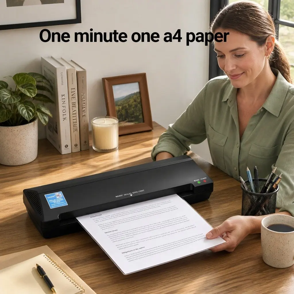 A3 Laminator Machine Hot Cold Thermal Fast Lamination Anti-Jam Office School
