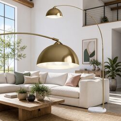 Find Your Perfect Light with This Arched Floor Lamp