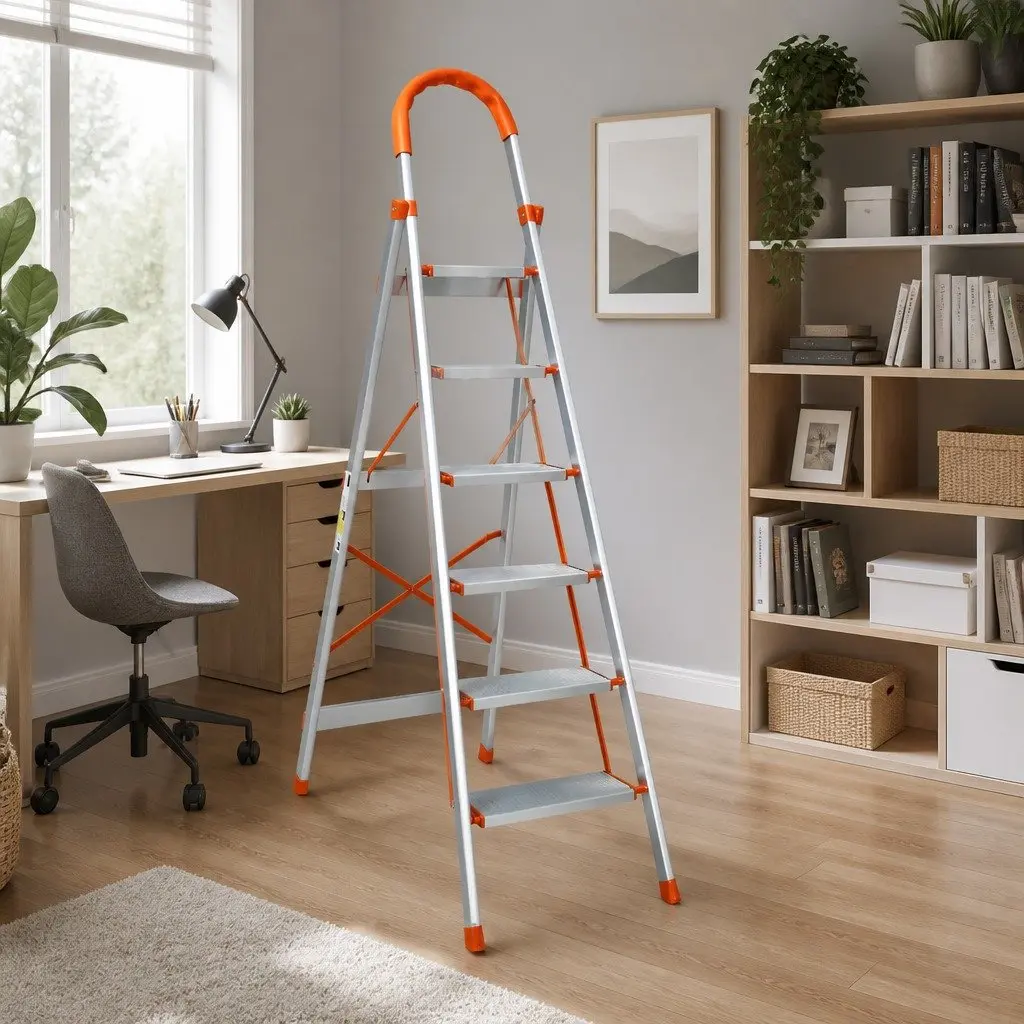 Folding 6 Step Ladder for Home Use