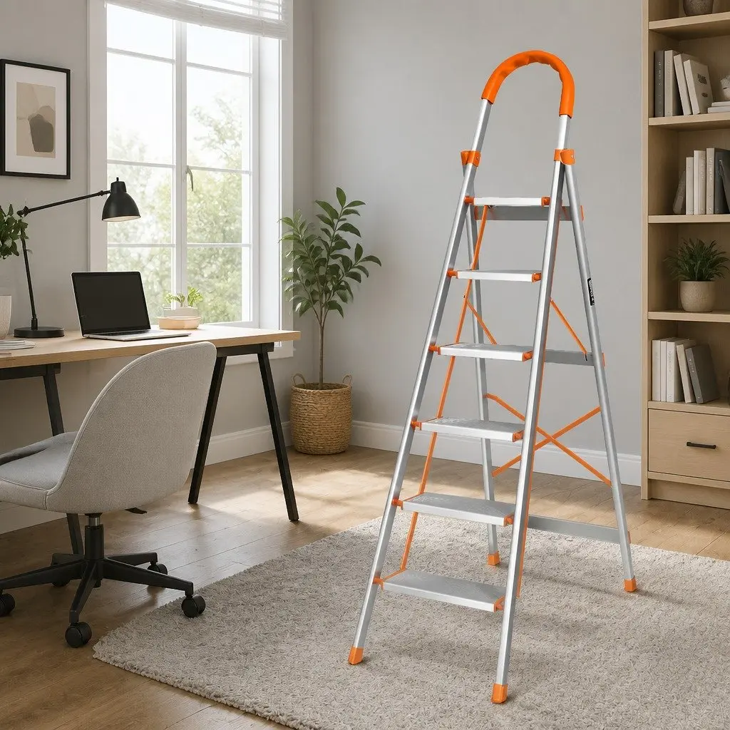 Folding 6 Step Ladder for Home Use