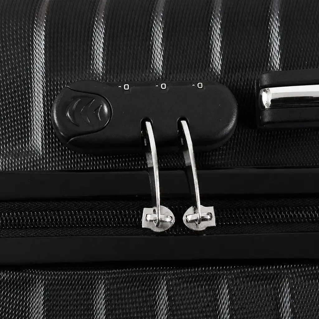20 Inch Carry On Suitcase Luggage Anti-Theft Lock Dual Wheels