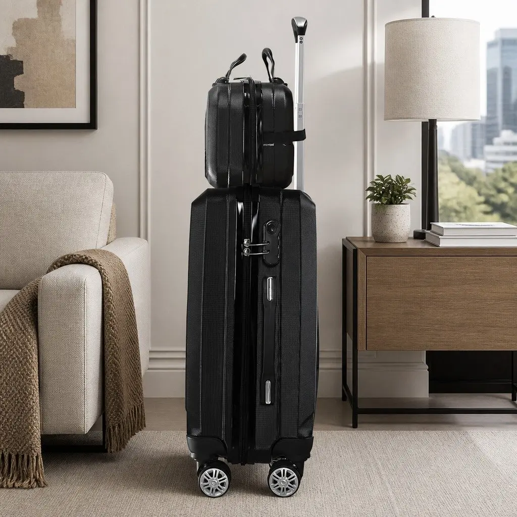 Luggage Set Hard Shell 20 Inch Suitcase 12 Inch Trolley Bag Wheeled