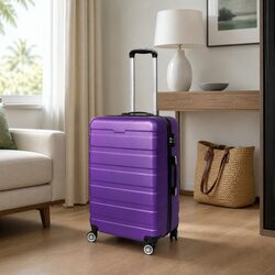 24 Inch Hard Shell Suitcase Luggage Case Spinner Wheels Carry Handle Travel Bag