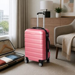 Your Travel Buddy: 24 Inch Luggage Suitcase in Rose Gold