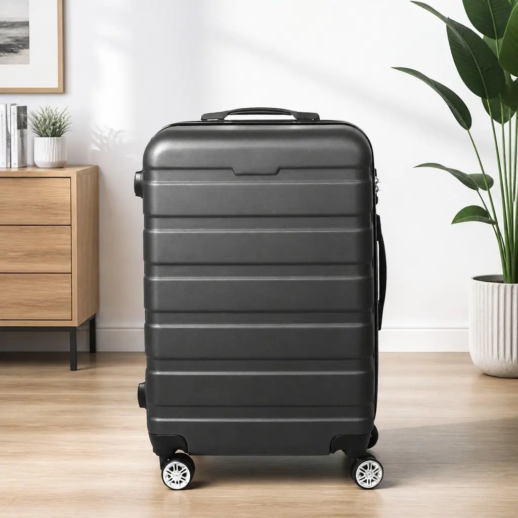 28" Luggage Suitcase Hard Shell Carry-On Travel Bag Spinner Wheels Handle