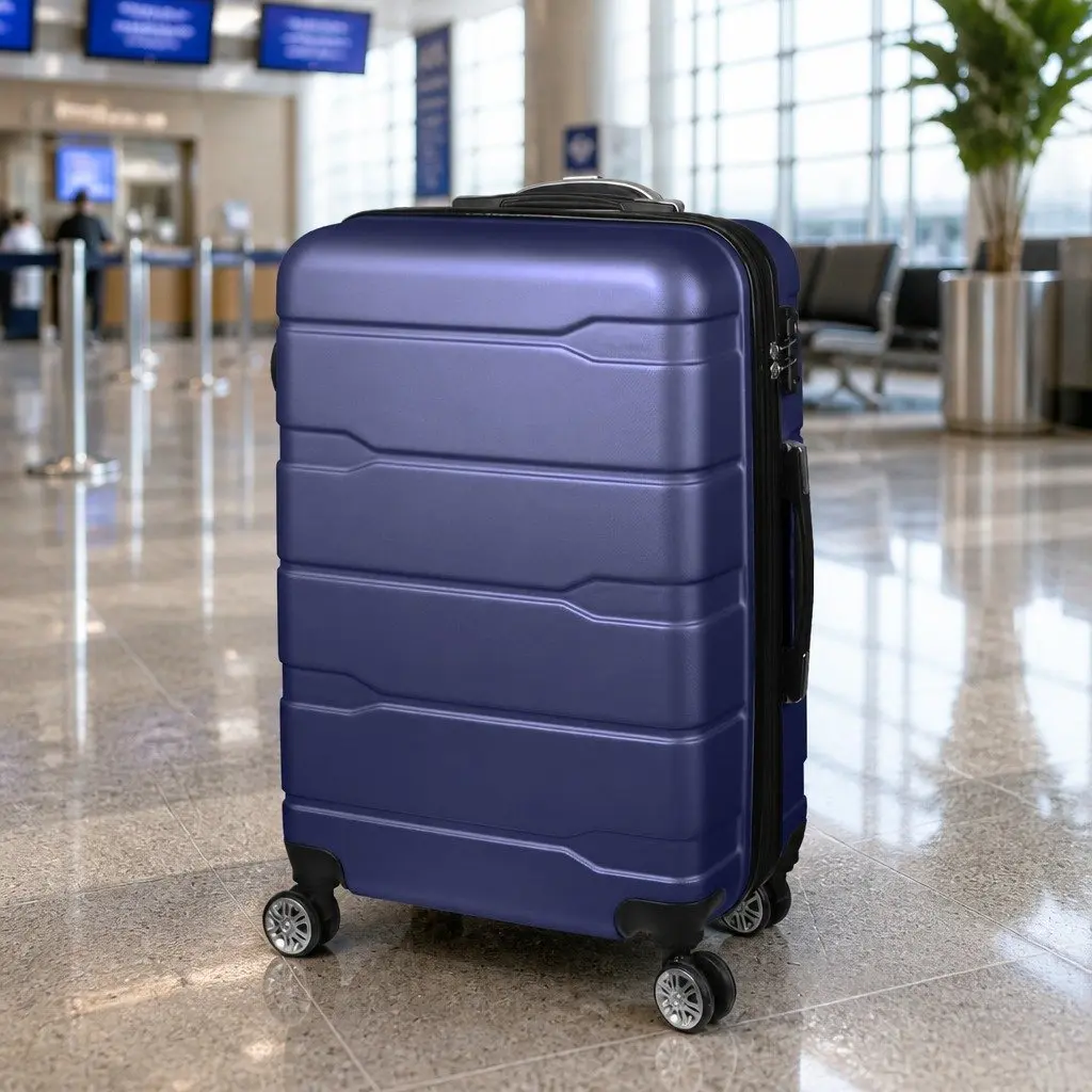 28 Inch Expandable Hard Shell Suitcase Lightweight with Spinner Wheels and Combination Lock