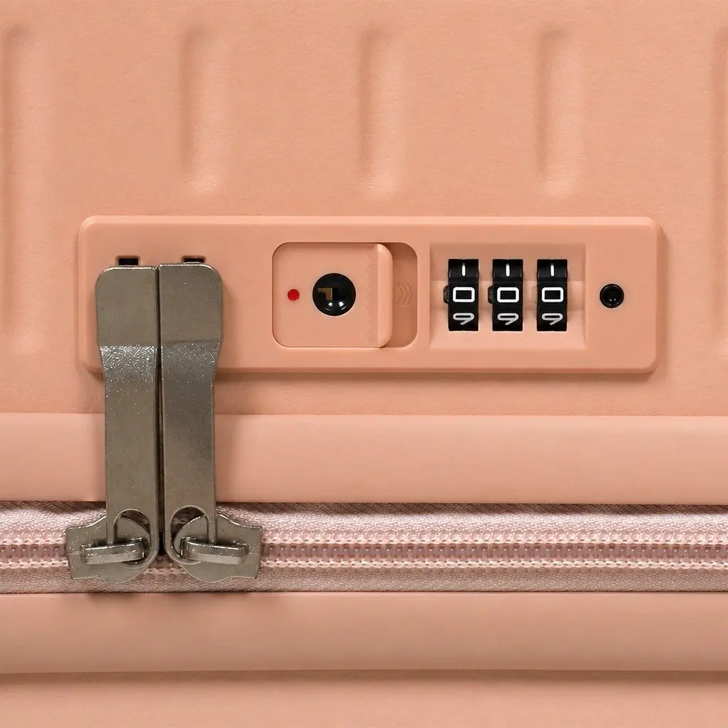 26 Inch Luggage Hard Case Wide Handle Suitcase Pink