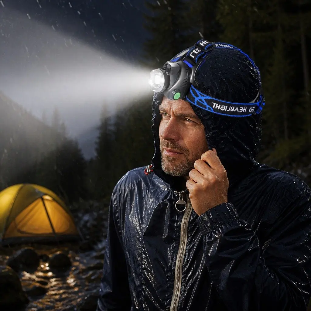 LED Headlamp Flashlight for Outdoor Fun