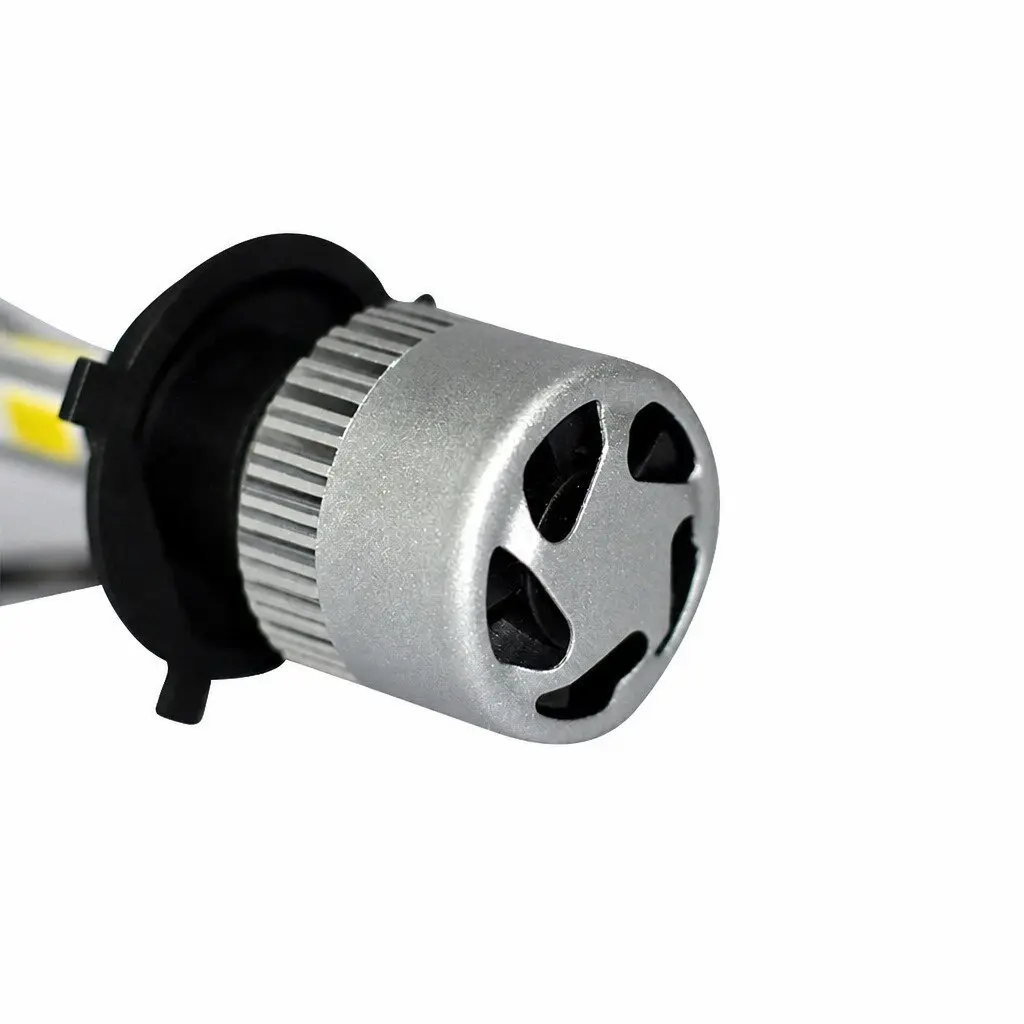 LED Headlight Bulbs H4 High Brightness 6500K White 2 Piece