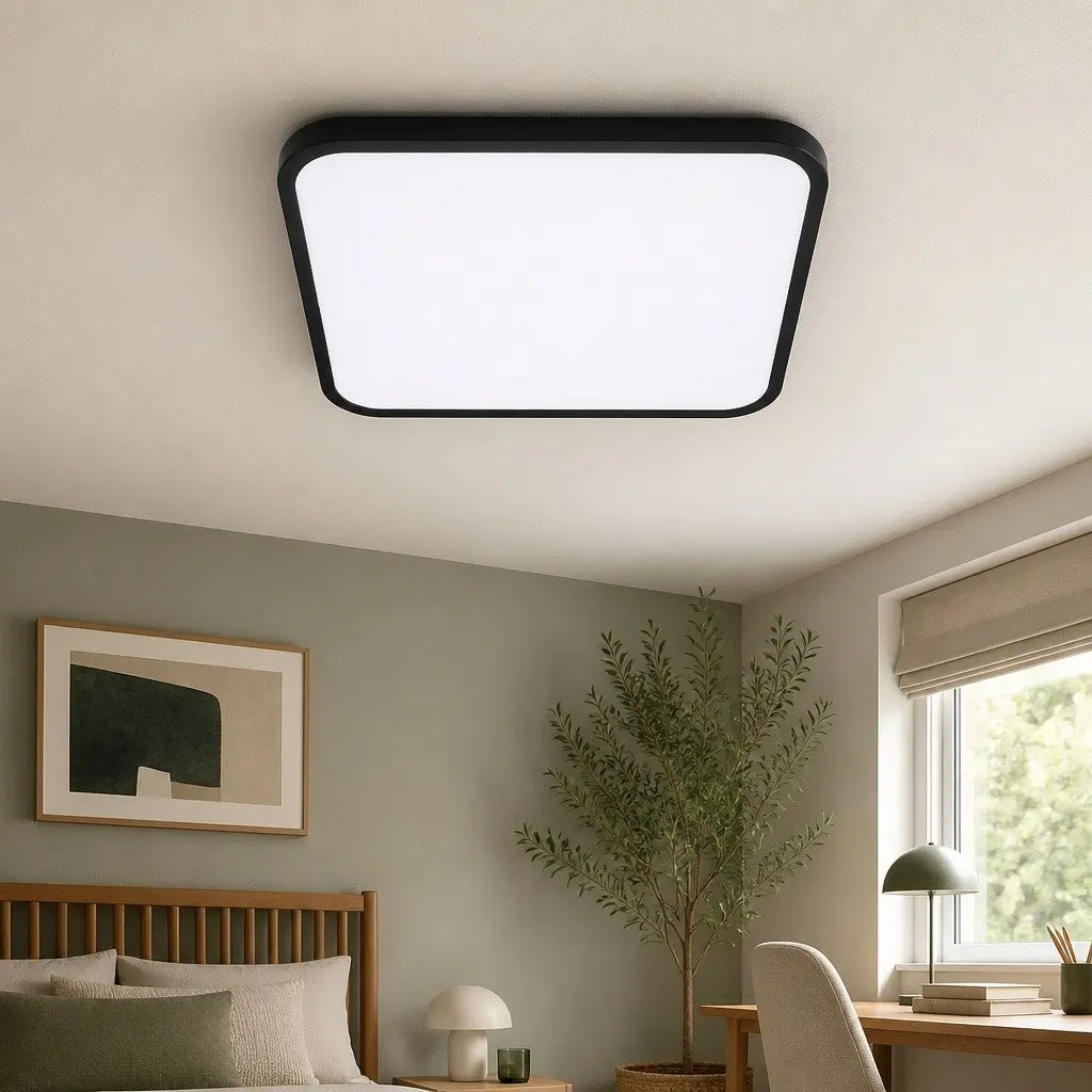 LED Ceiling Down Light Ultra-Thin 30cm Square 18W Panel Flush Mount
