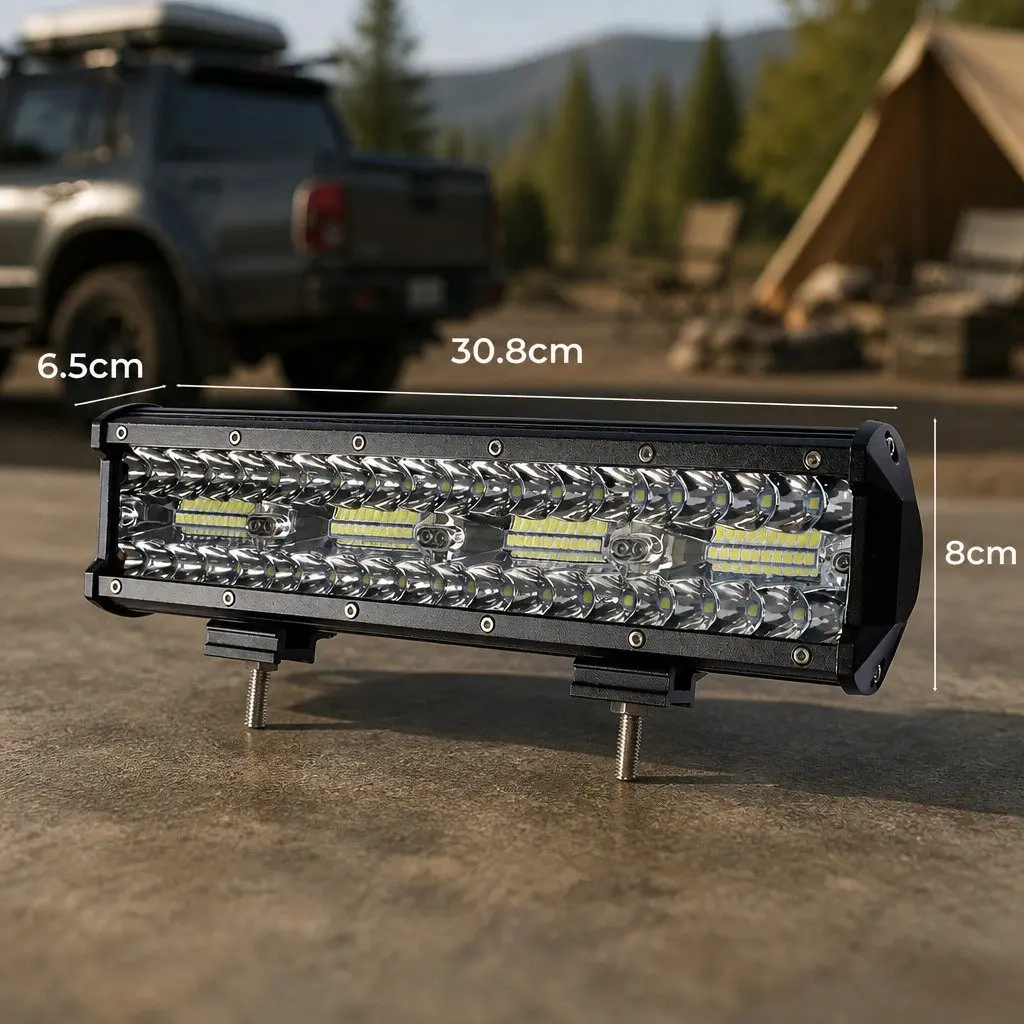 LED Light Bar 240W Combo Beam Spot Flood Work Driving Lamp IP68 Waterproof