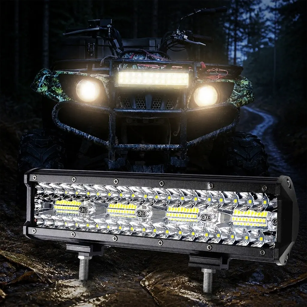 LED Light Bar 240W Combo Beam Spot Flood Work Driving Lamp IP68 Waterproof