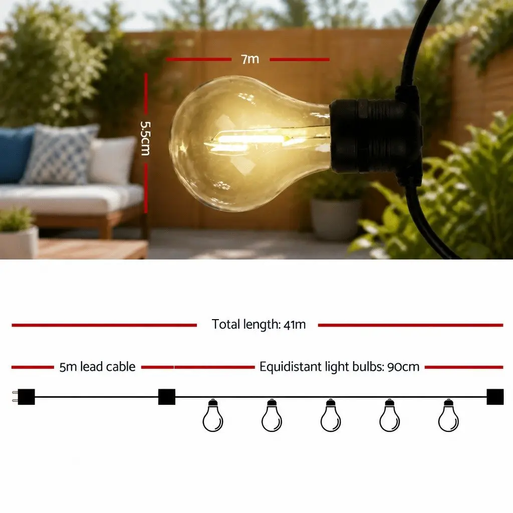 41m Festoon Lights