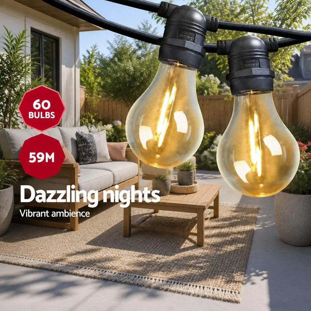 59m Festoon String Lights