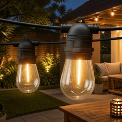 Friendly 10m Warm White Festoon Lights for Your Home