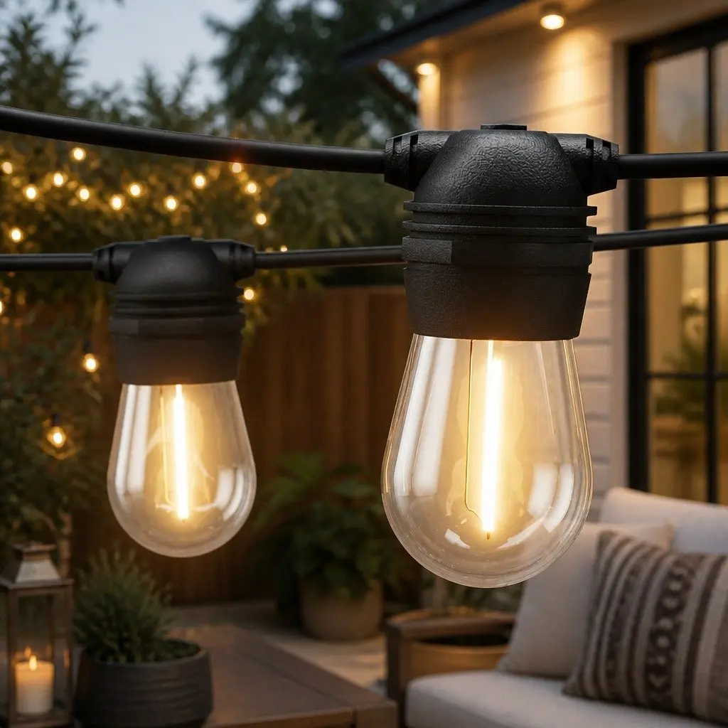 41m Solar Festoon String Lights