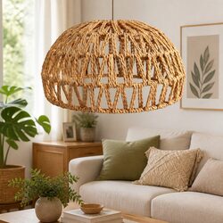 Friendly Woven Pendant Light Shade for Your Home