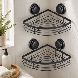 Your Friendly 2-Pack Corner Shower Caddy Organizer