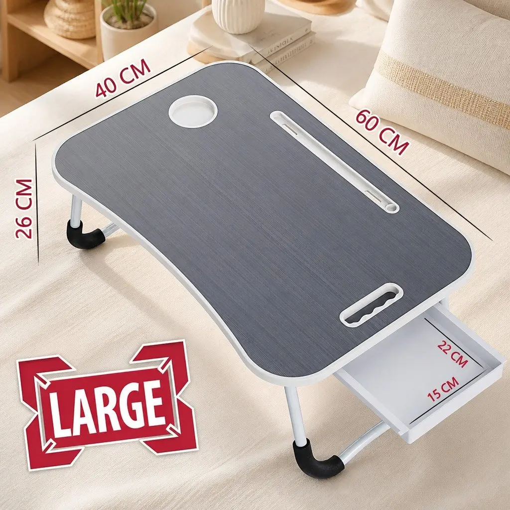 Laptop Desk Foldable Portable Table 60 x 40 cm