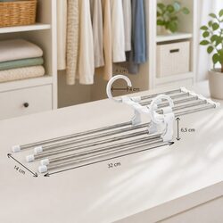 Friendly Adjustable Pants Hangers - 4 Pack for You